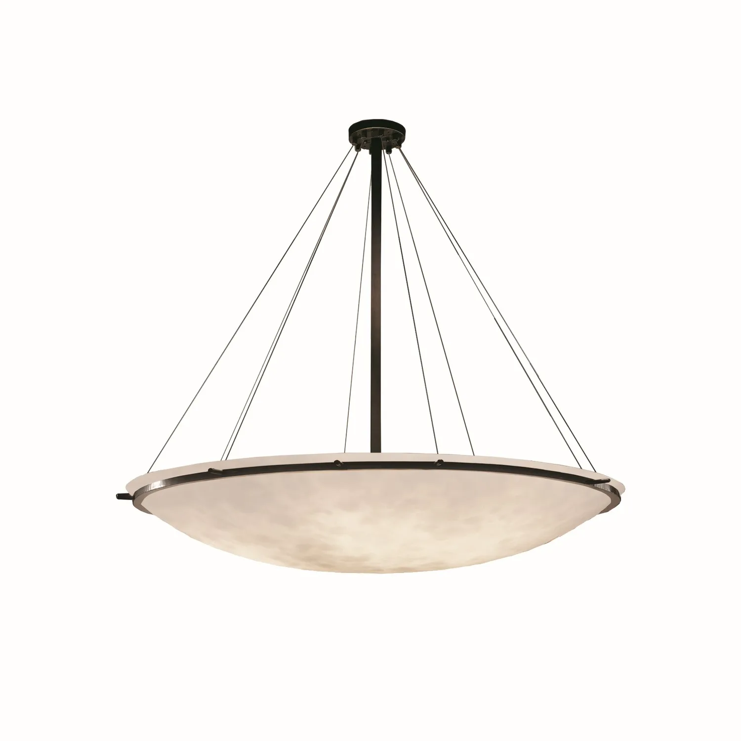 Clouds 12 Light Pendant in Dark Bronze