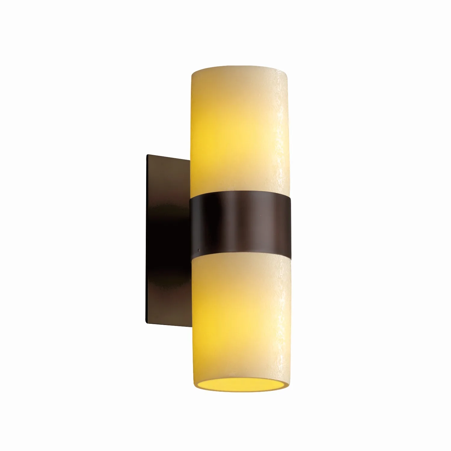 CandleAria Two Light Wall Sconce in Dark Bronze