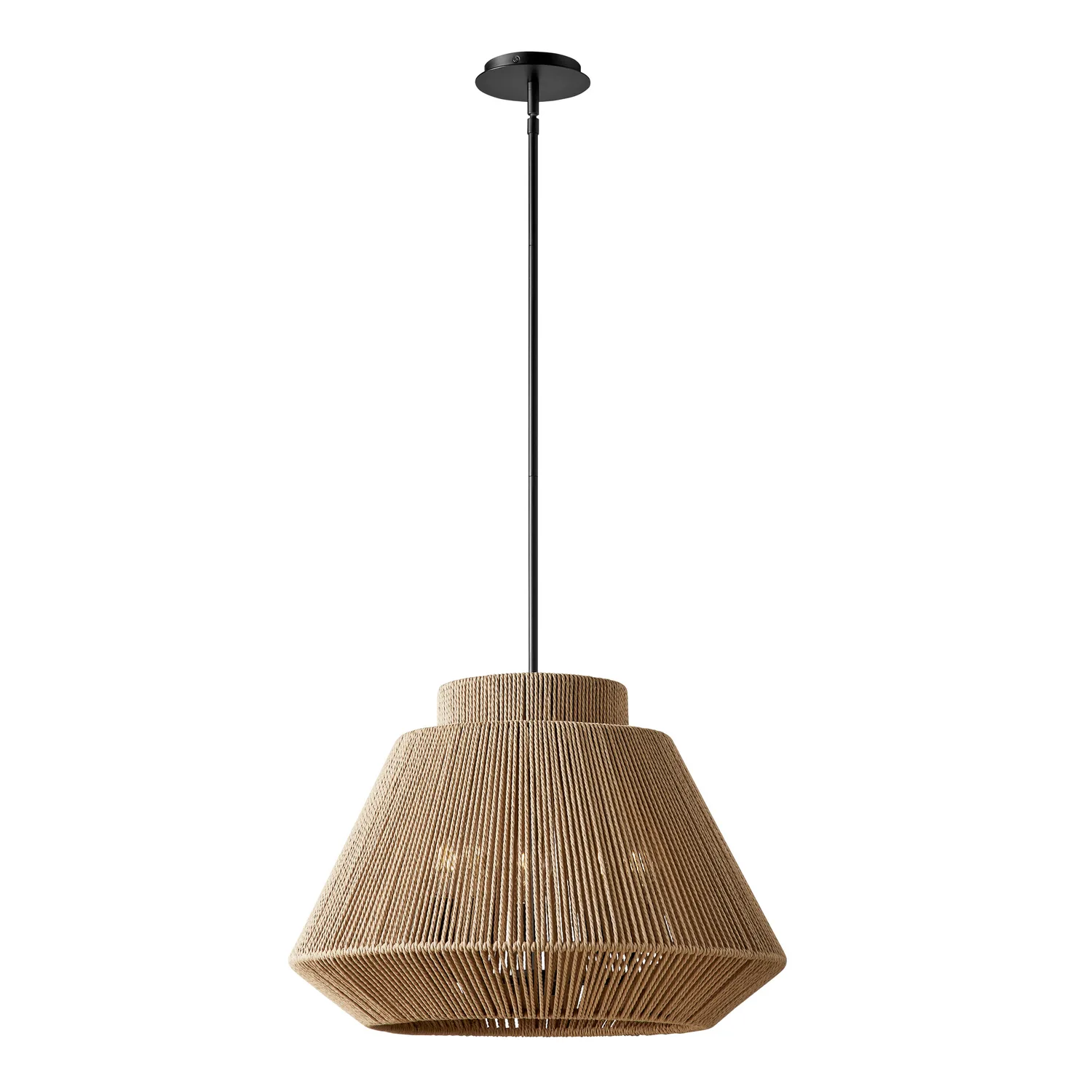 Eco Five Light Pendant in Matte Black