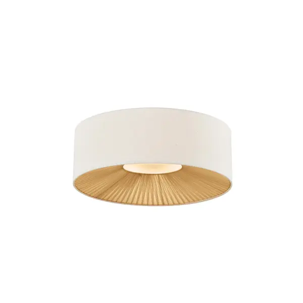 Collection: Textile Finish: Matte Black Glass: Cream Linen Fabric Width: 18.00" Height: 8.00" Canopy: 6" Dia. x 1" H Number of Bulbs: 4 Maximum Wattage: 60.00 W Bulb Base: E26 Voltage: 120.00 V Safety Rating: Damp