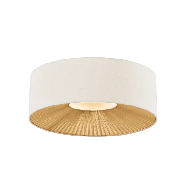 Collection: Textile Finish: Matte Black Glass: Cream Linen Fabric Width: 24.00" Height: 9.00" Canopy: 6" Dia. x 1" H Number of Bulbs: 6 Maximum Wattage: 60.00 W Bulb Base: E26 Voltage: 120.00 V Safety Rating: Damp