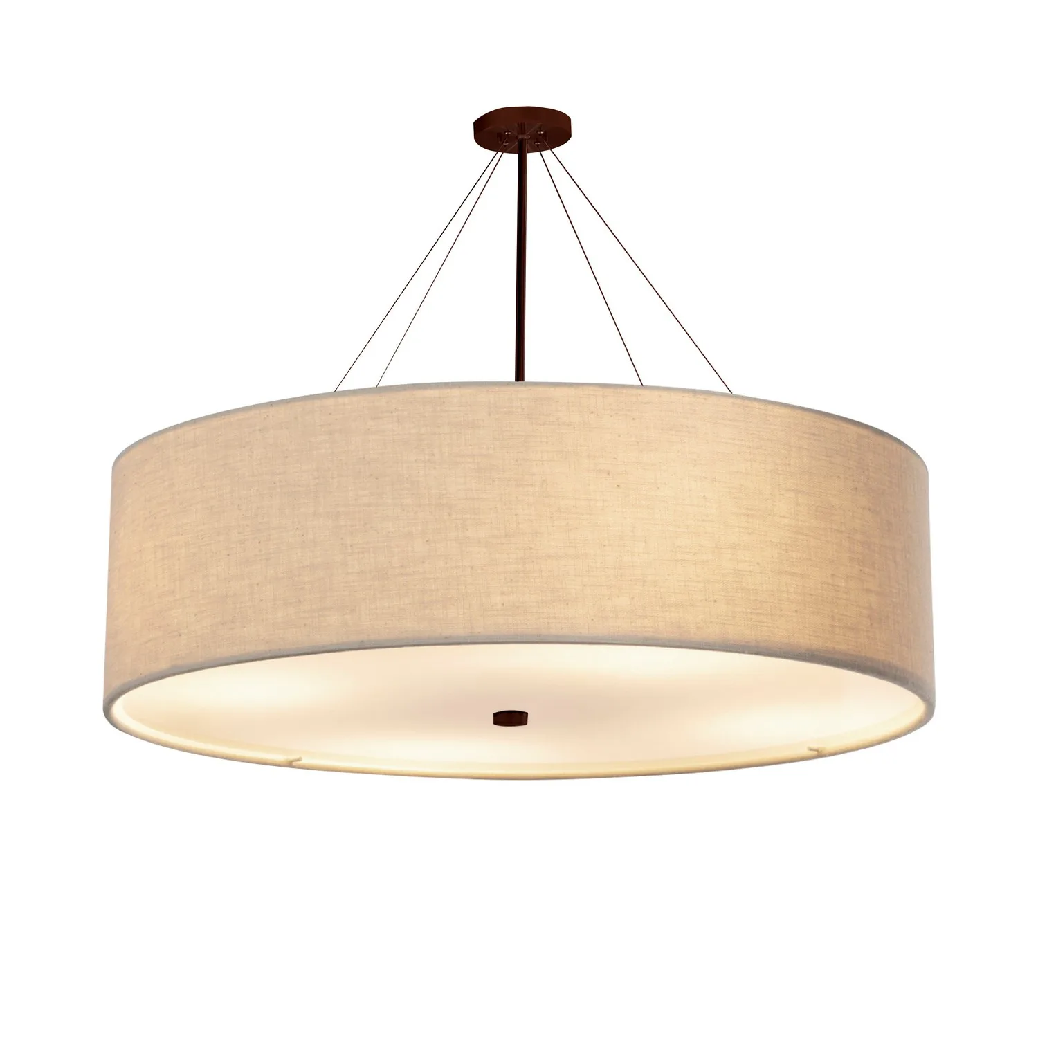 Textile 12 Light Pendant in Dark Bronze