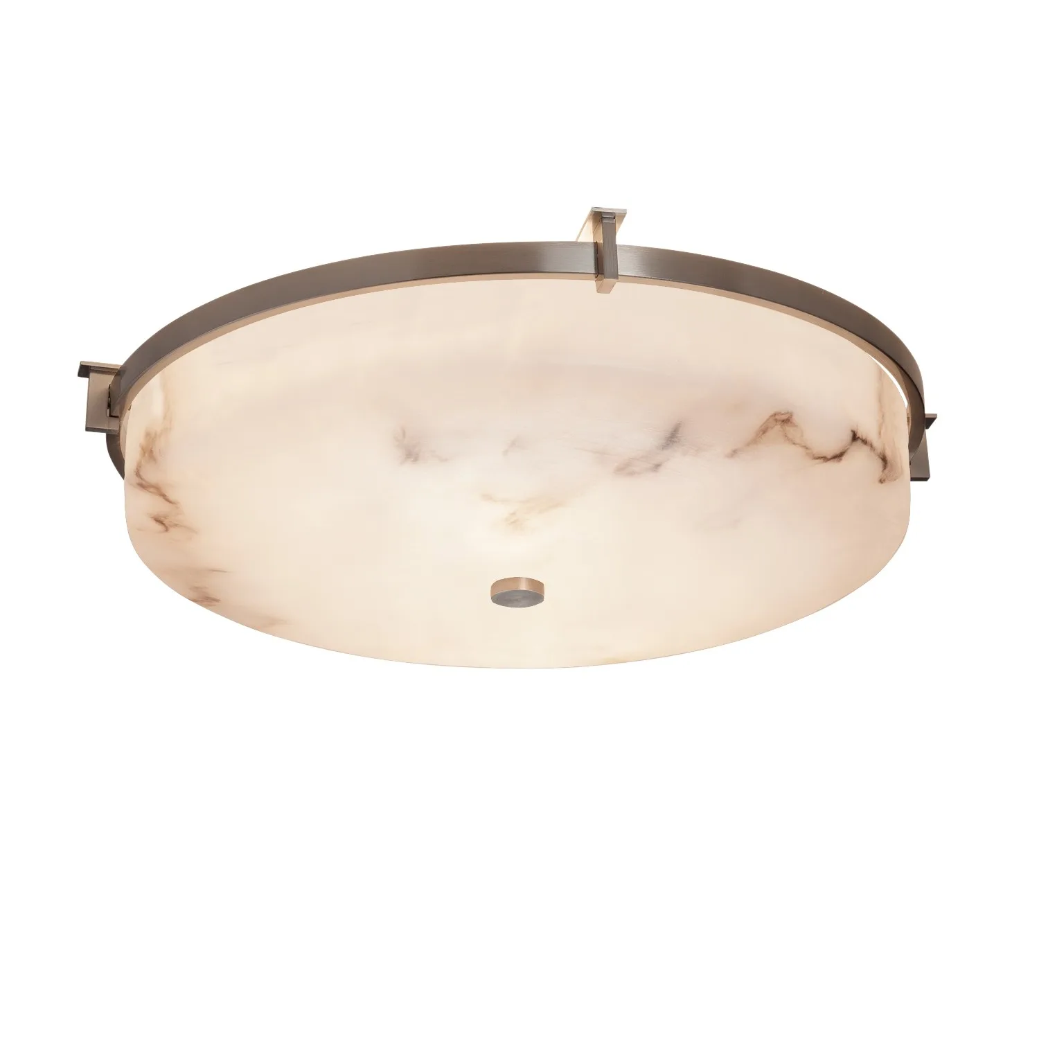 LumenAria LED Flush-Mount in Brushed Nickel