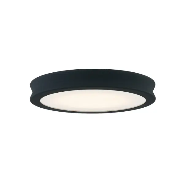 Collection: Fusion Finish: Matte Black - Textured Glass: Opal Glass Width: 12.50" Height: 3.00" Maximum Wattage: 20.00 W Light Source: LED Light Output: 2000.00 lm Delivered Lumens: 1025.00 lm Voltage: 120.00 V Safety Listing: UL/ETL Safety Rating: Damp LED