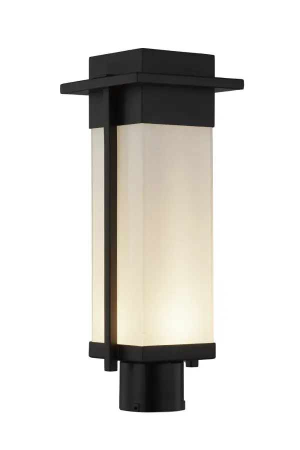 Collection: Fusion Finish: Matte Black Glass: Artisan Glass Width: 7.00" Height: 18.00" Length: 6.50" Maximum Wattage: 9.00 W Bulb Type: LED Light Source: LED Light Output: 720.00 lm Safety Rating: Wet LED