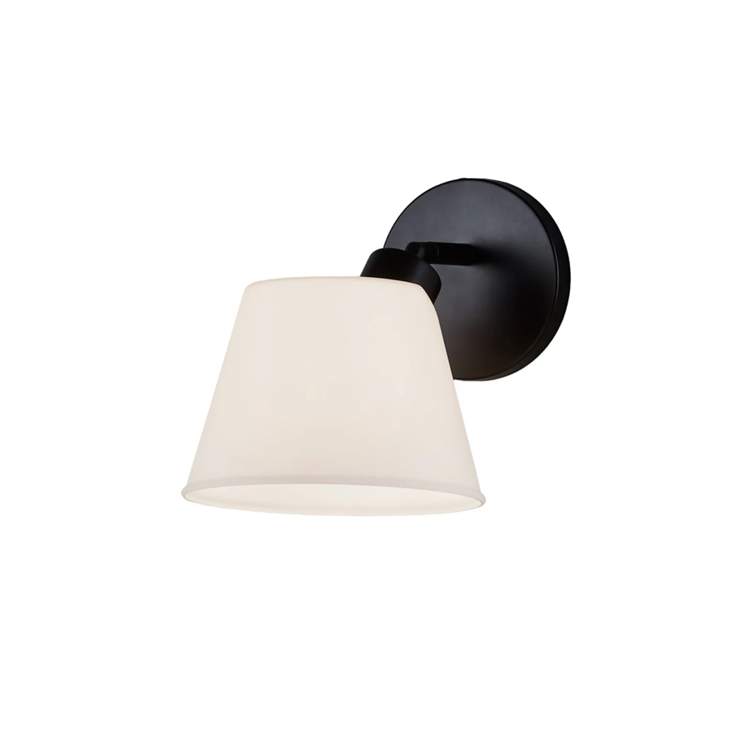 Fusion One Light Wall Sconce in Matte Black
