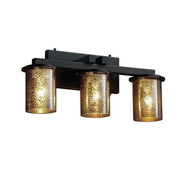 Collection: Fusion Finish: Dark Bronze Glass: Artisan Glass Width: 21.00" Height: 9.00" Extension from Wall: 6.25" Top to Outlet: 6.50" Number of Bulbs: 3 Maximum Wattage: 60.00 W Bulb Type: G16 1/2 Safety Listing: Damp Safety Rating: Damp
