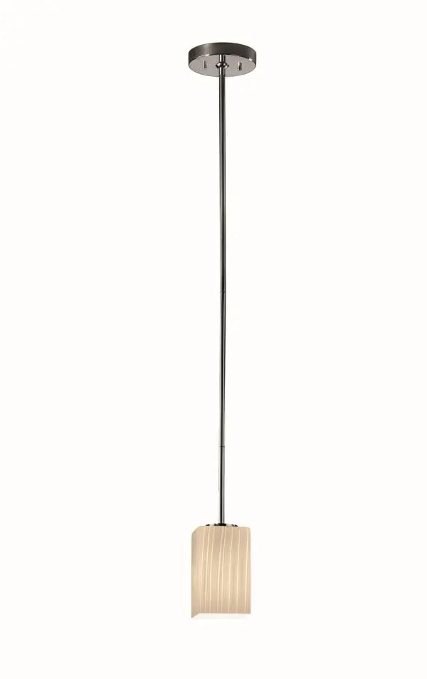 Collection: Fusion Finish: Polished Chrome Glass: Artisan Glass Width: 4.00" Height: 6.50" Length: 4.00" Canopy: .75" H x 5.25" Dia. Number of Bulbs: 1 Maximum Wattage: 40.00 W Bulb Type: G16 1/2 Safety Listing: Damp Safety Rating: Damp