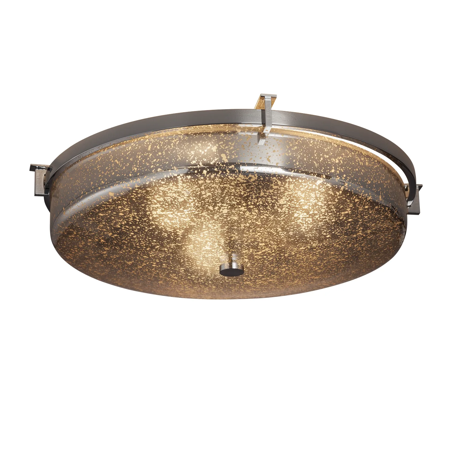 Fusion LED Flush-Mount in Polished Chrome