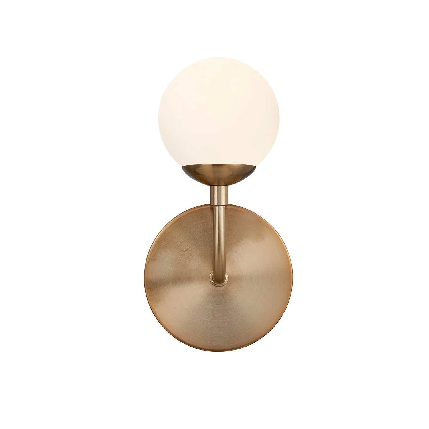 Fusion One Light Wall Sconce in Brushed Brass