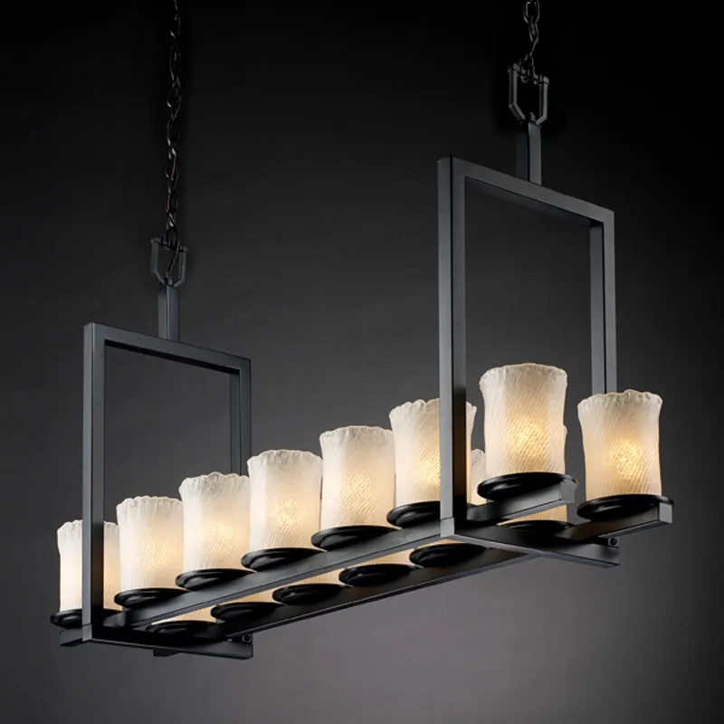 Veneto Luce 14 Light Chandelier in Matte Black