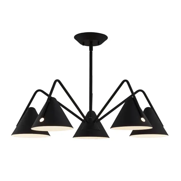 Collection: Zag Finish: Matte Black - Textured Width: 28.00" Height: 8.00" Canopy: 6" Dia. x 1" H Maximum Wattage: 48.00 W Light Source: LED Light Output: 3360.00 lm Delivered Lumens: 1895.00 lm Voltage: 120.00 V Safety Listing: UL/ETL Safety Rating: Damp LED