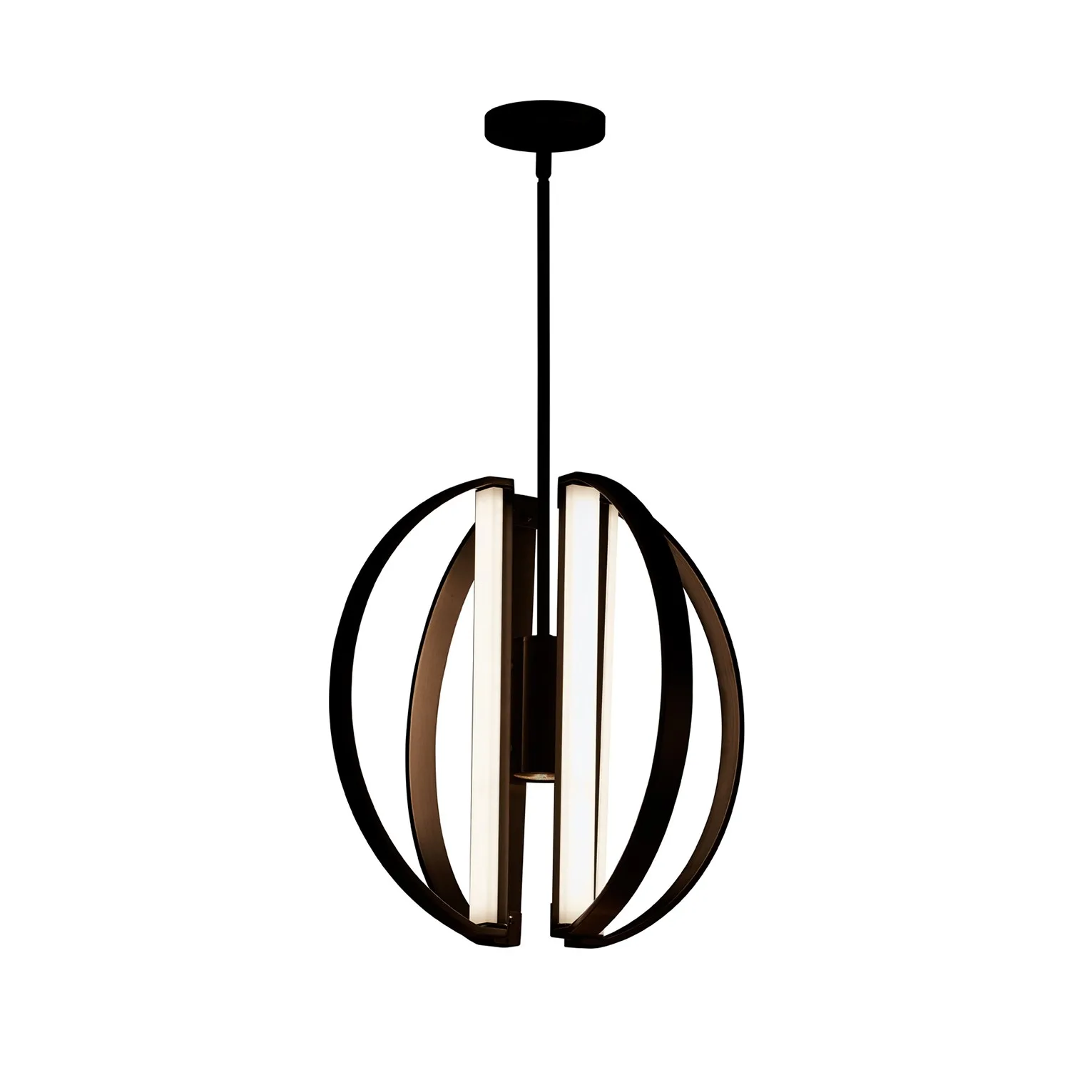 Liv LED Chandelier in Matte Black