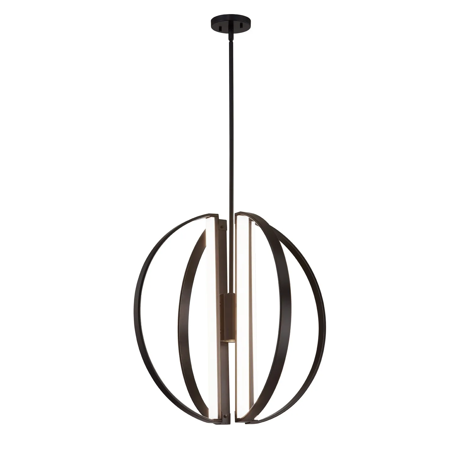 Liv LED Chandelier in Matte Black