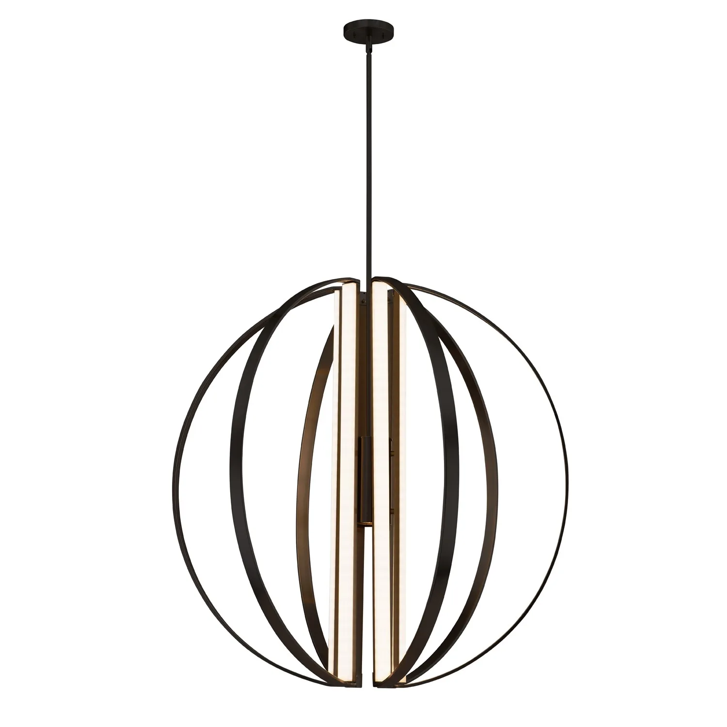 Liv LED Chandelier in Matte Black