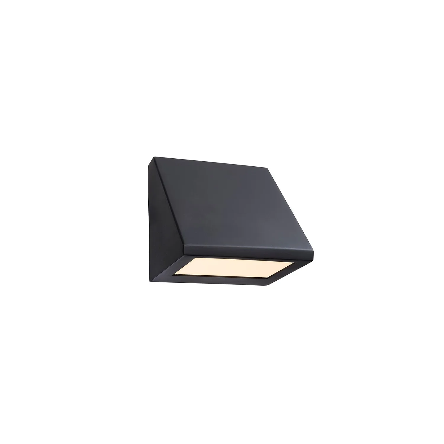 No Shade Material LED Outdoor Wall Sconce in Matte Black