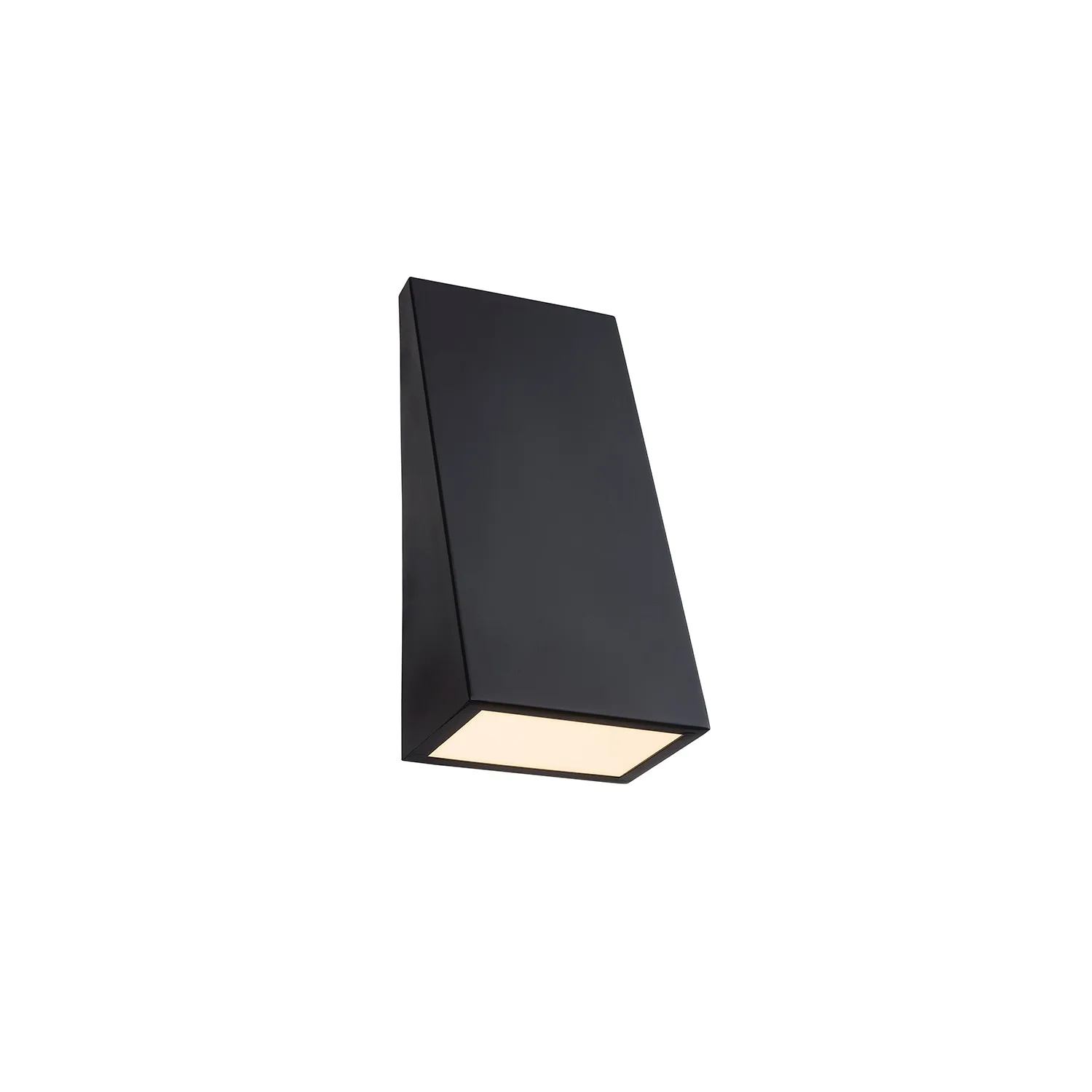 No Shade Material LED Outdoor Wall Sconce in Matte Black