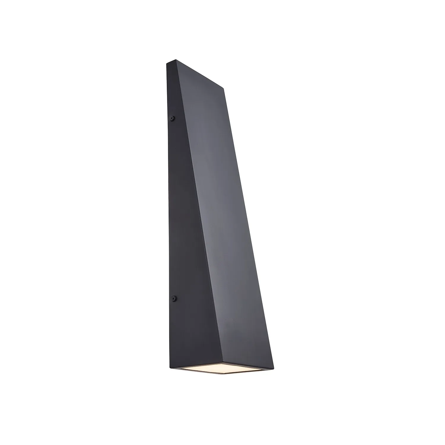 No Shade Material LED Outdoor Wall Sconce in Matte Black