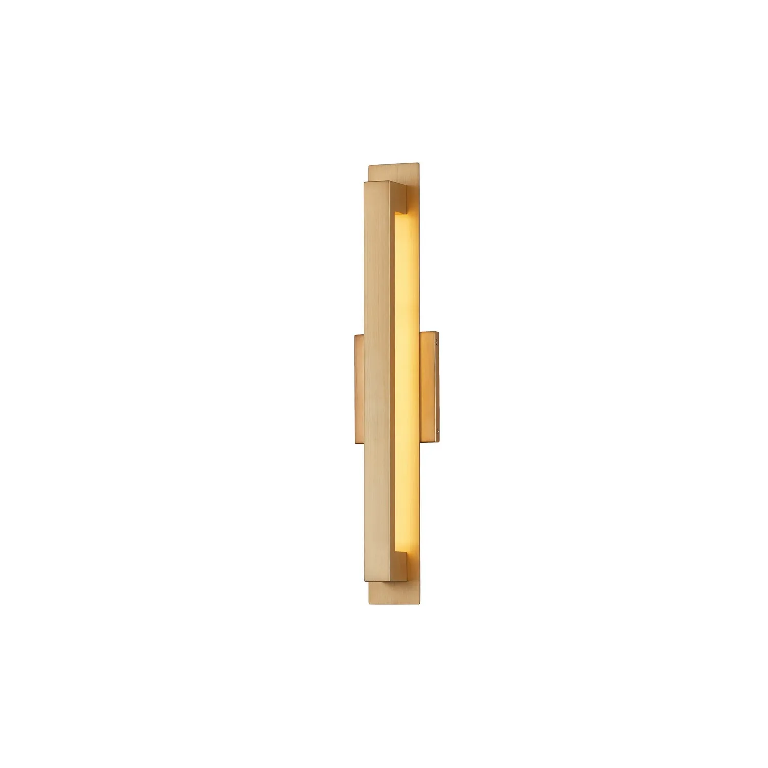No Shade Material LED Outdoor Wall Sconce in Burnished Gold