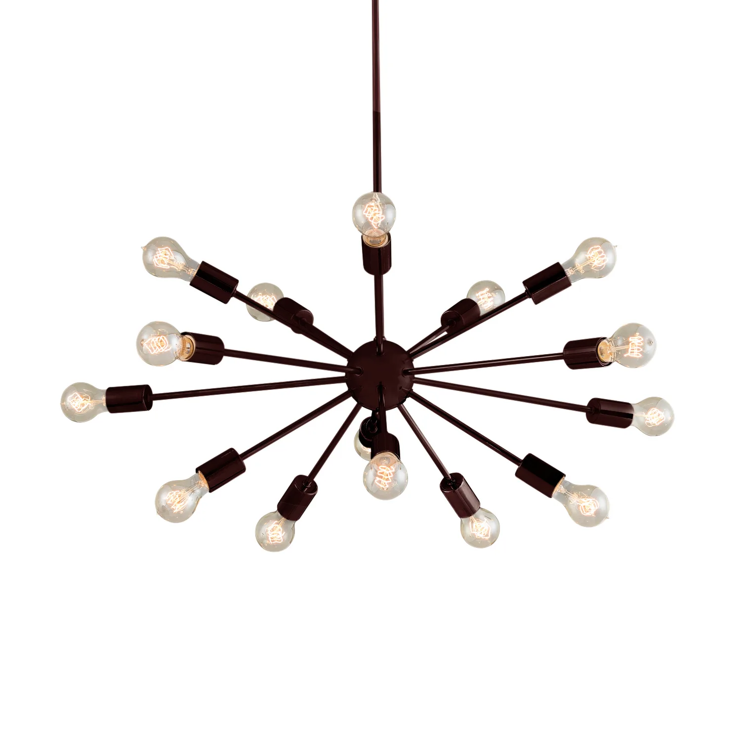 Axion 15 Light Chandelier in Dark Bronze