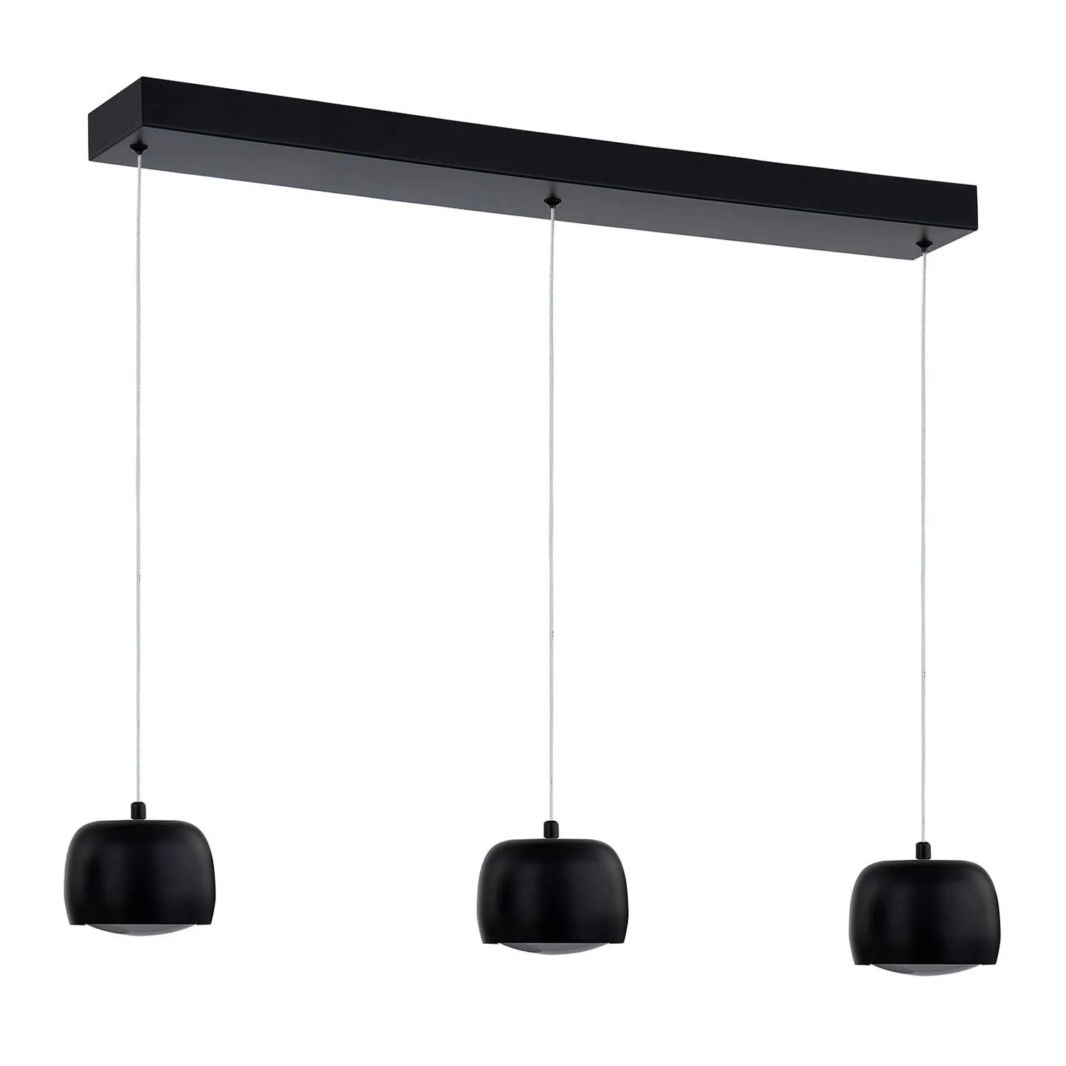 Frascati LED Linear Chandelier in Matte Black