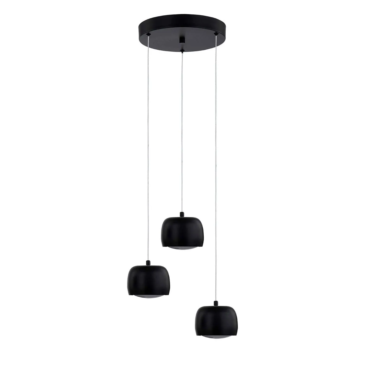 Frascati LED Pendant in Matte Black