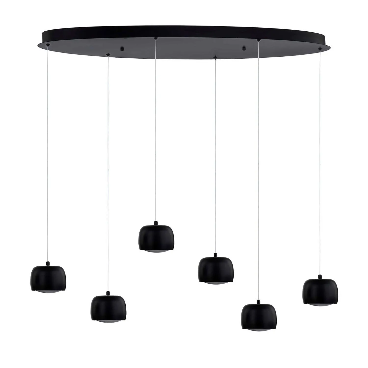 Frascati LED Chandelier in Matte Black