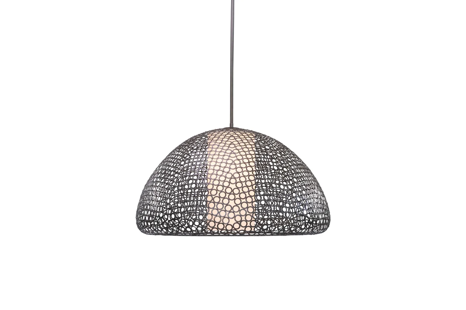 Four Light Pendant in Bronzato