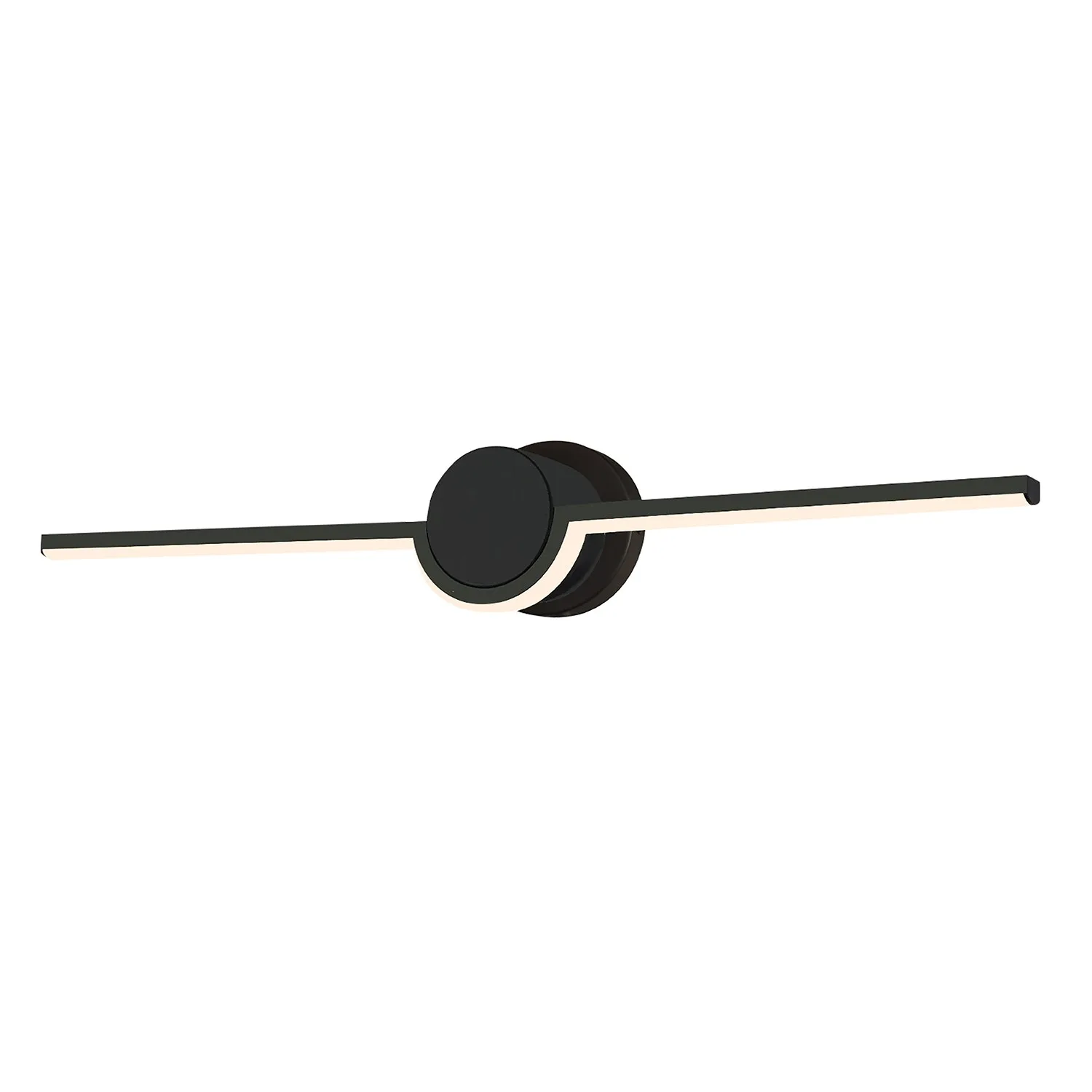 Semicirculo LED Linear Wall/Bath in Matte Black