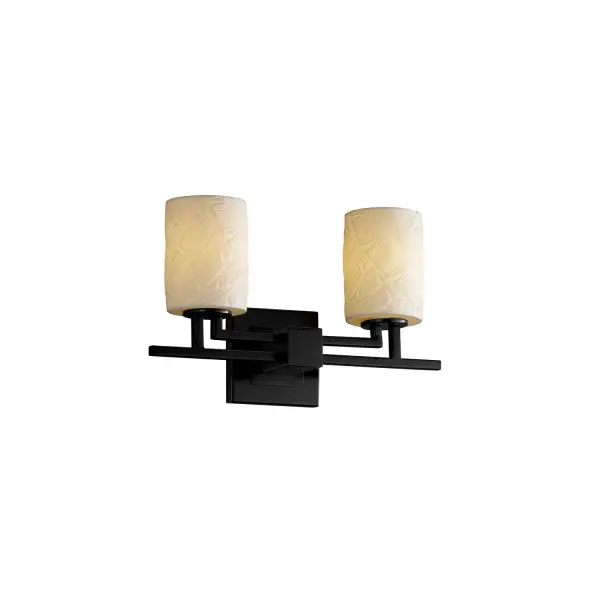 Collection: Limoges Finish: Matte Black Glass: Translucent Porcelain Notes: This fixture can be installed as an uplight or downlight. Also available in Brushed Nickel, Matte Black, Polished Chrome finish. Width: 16.00" Height: 9.75" Extension from Wall: 5.25" Top to Outlet: 7.25" Number of Bulbs: 2 Maximum Wattage: 100.00 W Bulb Type: A19 Bulb Base: E26-Medium Light Source: Incandescent Safety Listing: Damp Safety Rating: Damp