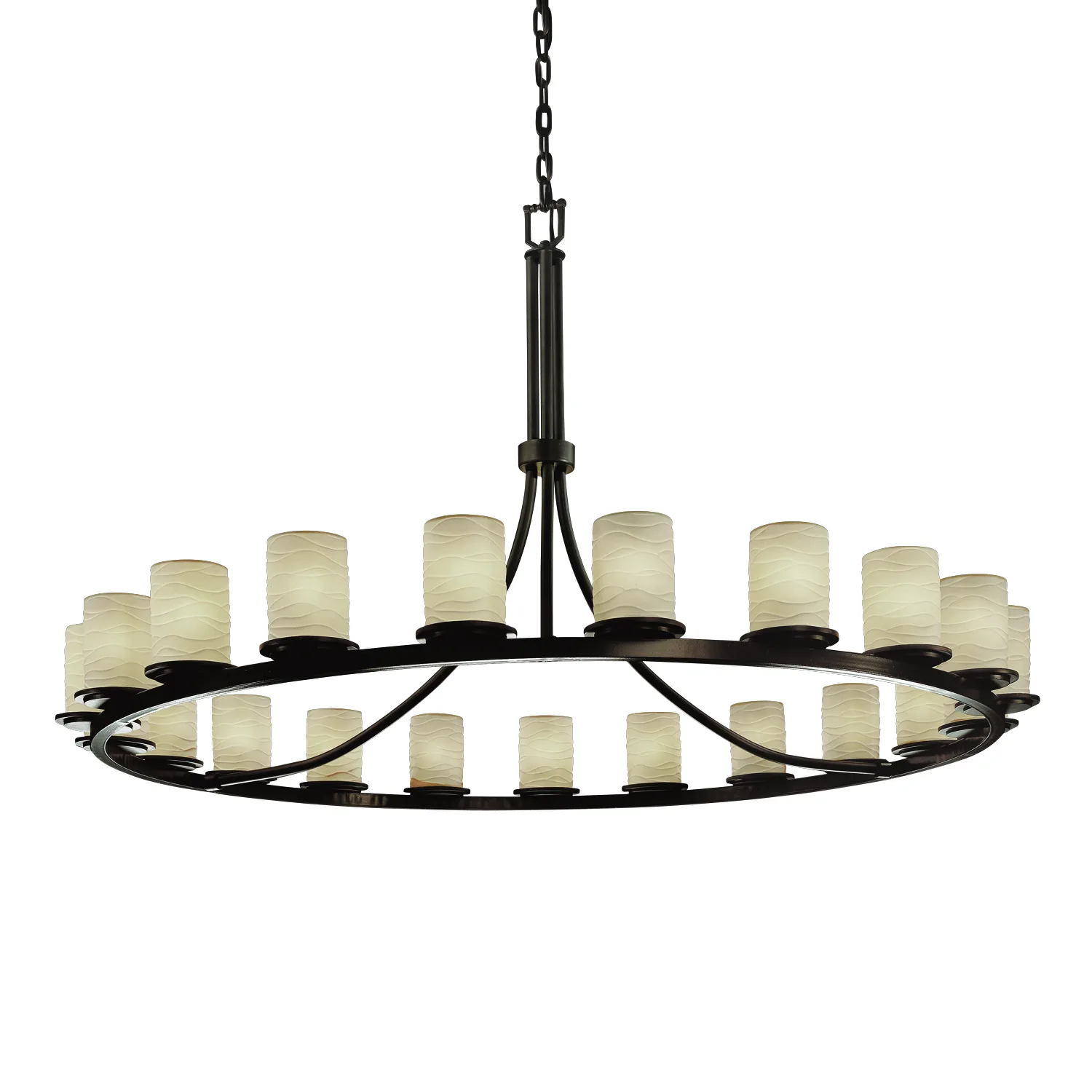 Limoges 21 Light Chandelier in Dark Bronze