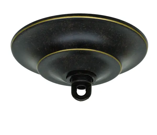 Dark Granite Double Bubble Metal Pendant - Image 3