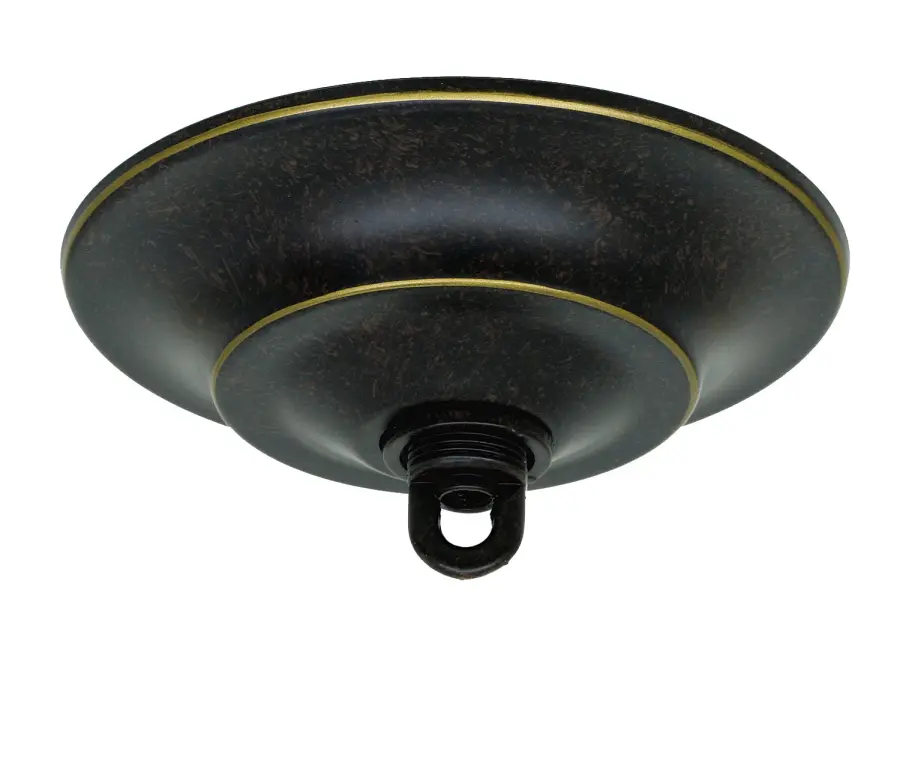Dark Granite Double Bubble Metal Pendant - Image 3