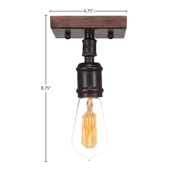 Portland Semi-Flush Ceiling Light - Image 2
