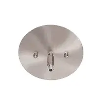 Edge 4 Light Chandelier with Clear Bubble Glass - Image 3