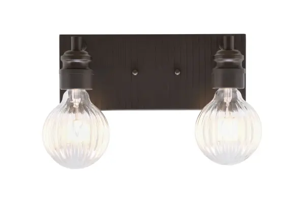 The Edge 2 Light Bath Bar combines modern styling with practical functionality. Its espresso finish adds warmth while the included 4-watt LED bulbs provide bright, energy-efficient illumination perfect for bathroom vanities.