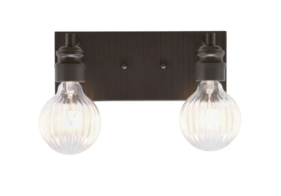 Edge 2 Light Bath Bar - Espresso Finish - Image 1