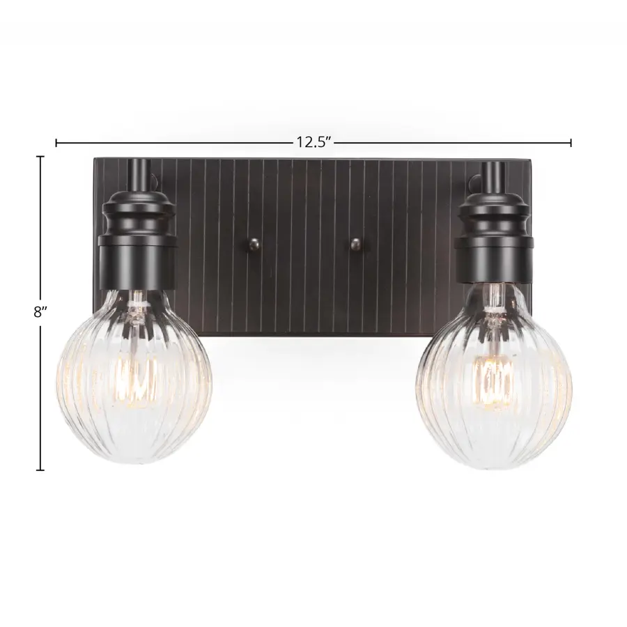 Edge 2 Light Bath Bar - Espresso Finish - Image 2