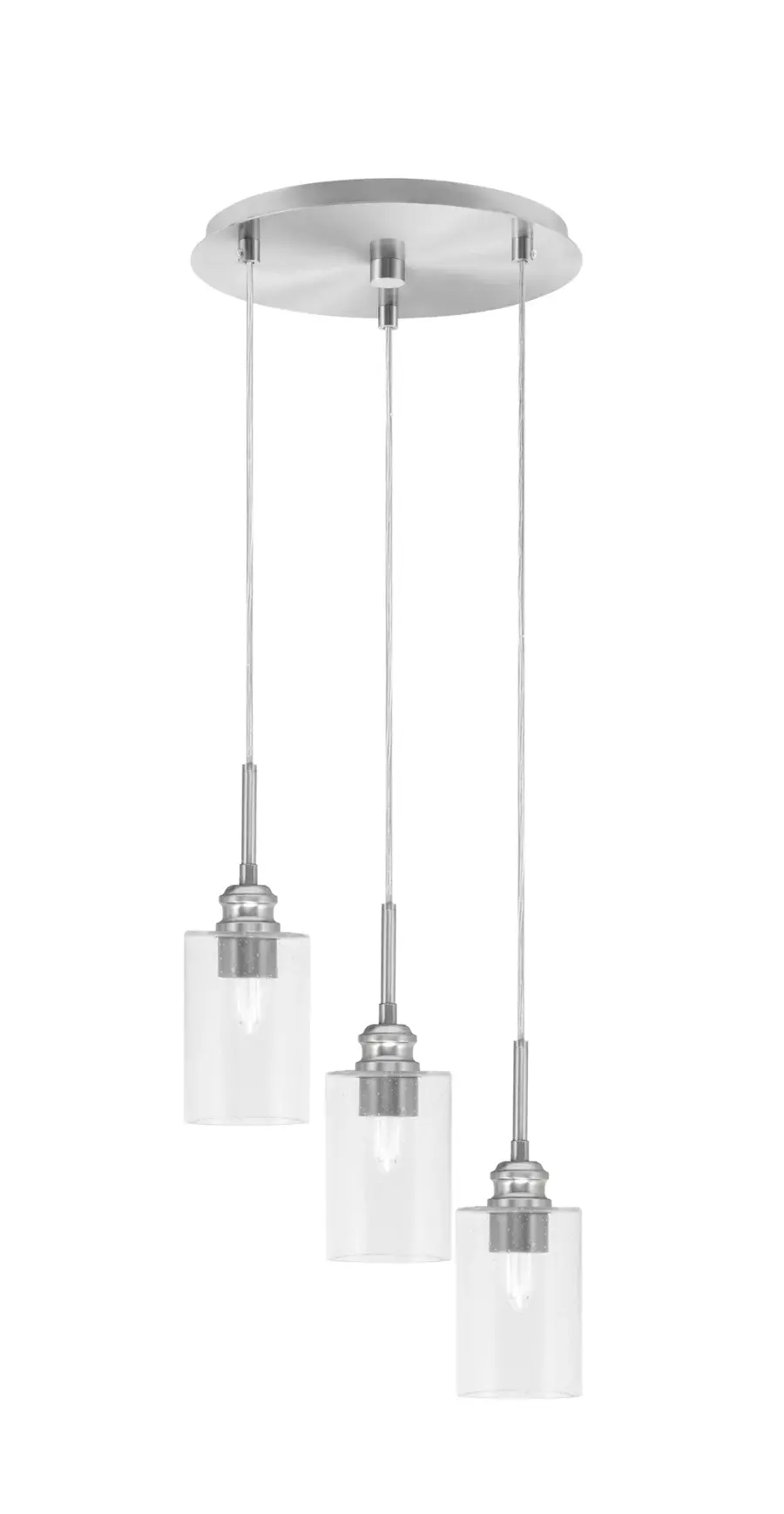 Edge 3 Light Cluster Pendant - Image 1
