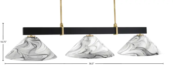 Wellington 3 Light Island Pendant - Image 2