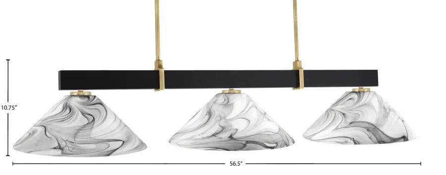 Wellington 3 Light Island Pendant - Image 2