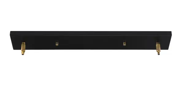 Wellington 3-Light Island Pendant in Matte Black & New Age Brass with Italian Bubble Glass - Image 3