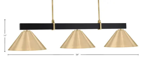 Wellington 3-Light Island Pendant - Image 2