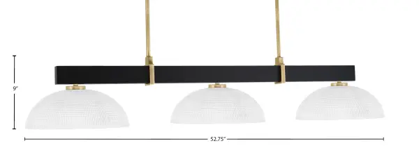 Wellington 3-Light Island Pendant - Image 2