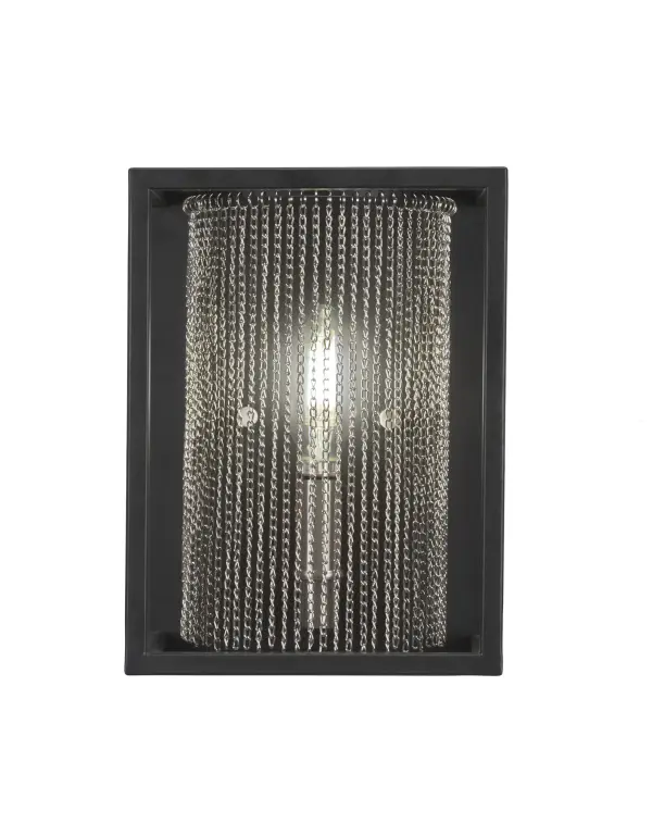 Cadina Wall Sconce - Matte Black & Brushed Nickel - Image 1