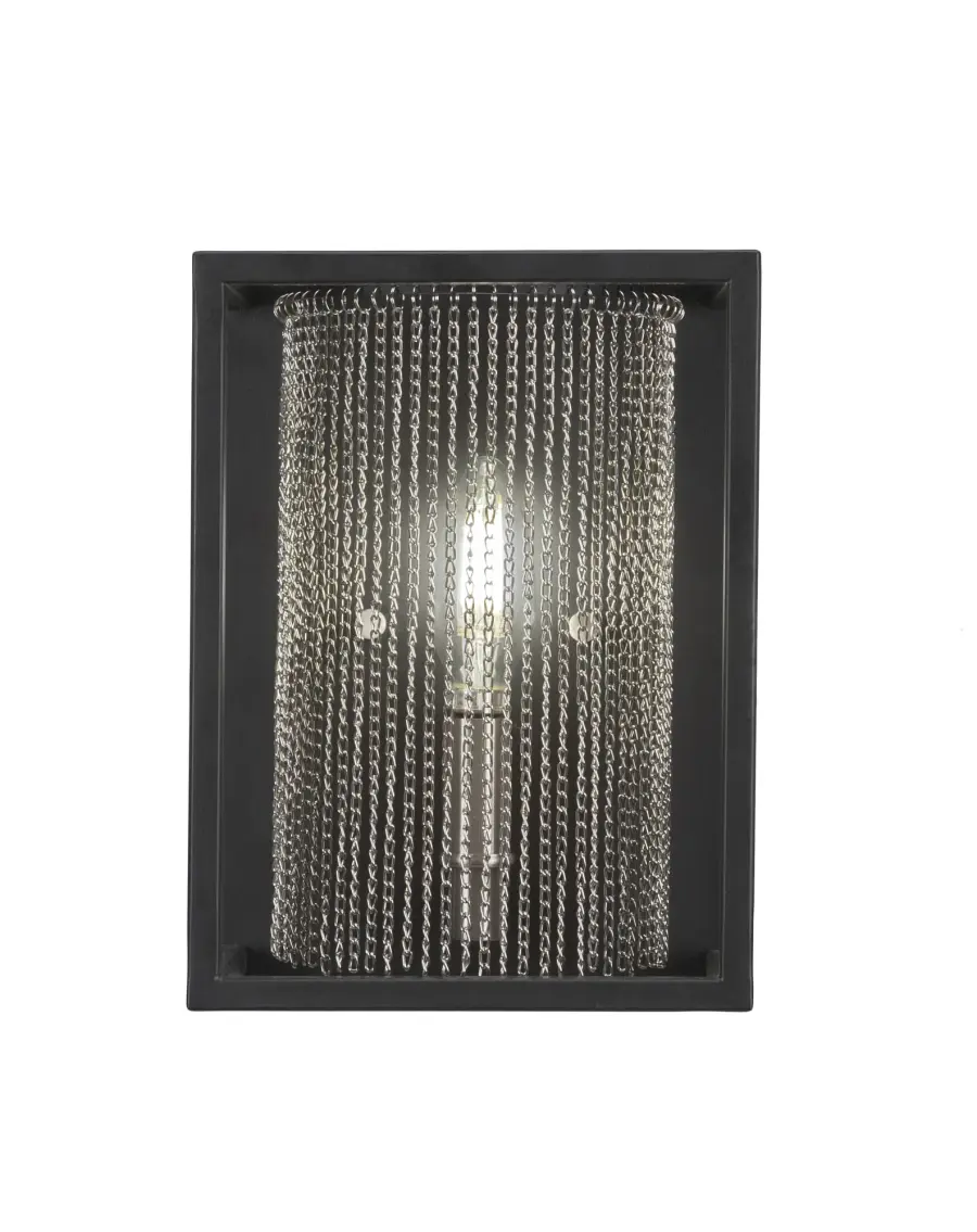 Cadina Wall Sconce - Matte Black & Brushed Nickel - Image 1