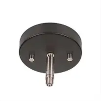 Cadina 5-Light Uplight Chandelier in Matte Black & Brushed Nickel - Image 5
