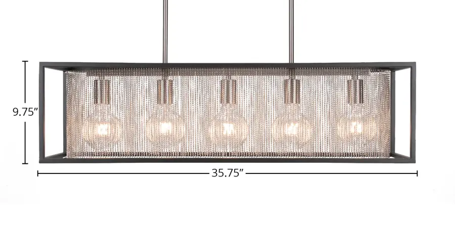 Cadina 5-Light Island Pendant - Image 2