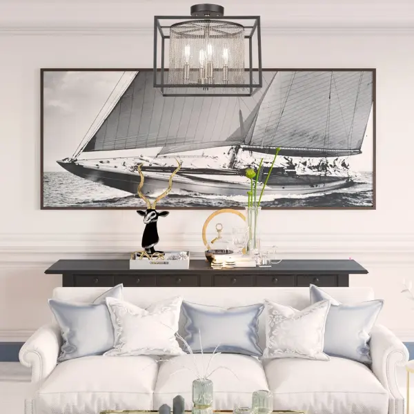 Cadina 4-Light Semi-Flush Mount Ceiling Light - Image 3
