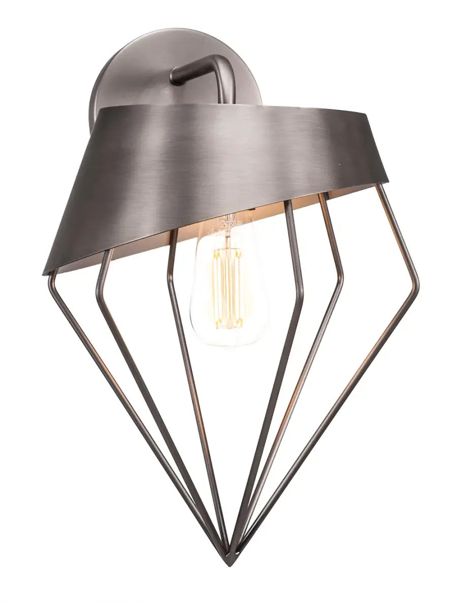 Neo Wall Sconce with Clear Antique LED Bulb
